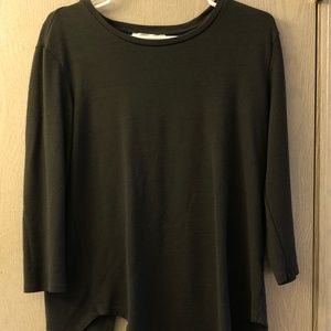 Green Open Back Sweater